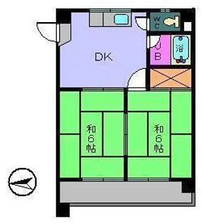 ハイツ清風【402号室】の間取り