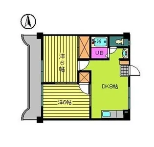 レジデンス華【302号室】の間取り