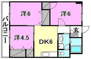 福泉ビル【407号室】の間取り