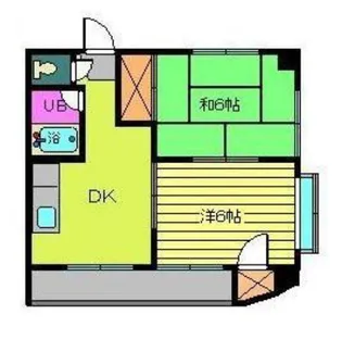 第21杉フラット【401号室】の間取り