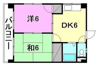 アーバンハイツ今市【303号室】の間取り