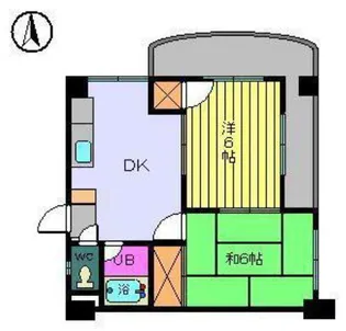 ジョイフラット1【501号室】の間取り