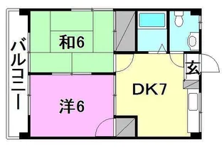 スペース21【201号室】の間取り