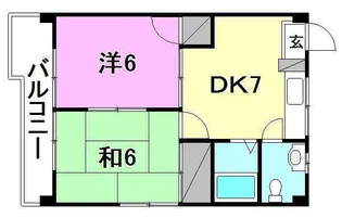 スペース21【305号室】の間取り