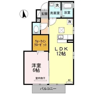 モダンセジュールK【101号室】の間取り