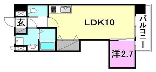 MAYFAIR美沢【505号室】の間取り