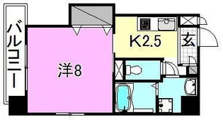 MAYFAIR空港通SQUARE【202号室】の間取り