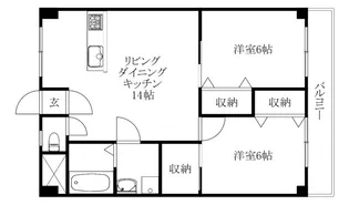 グレース小栗【305号室】の間取り