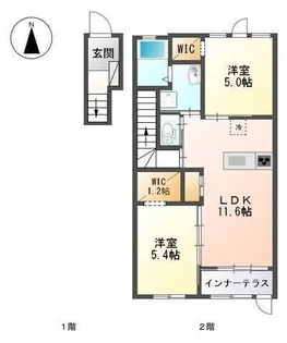グレーシア【205号室】の間取り