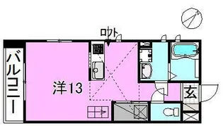 サクラガーデン【208号室】の間取り