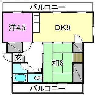 クレインハイツ【301号室】の間取り