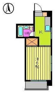 武智ビル【401号室】の間取り