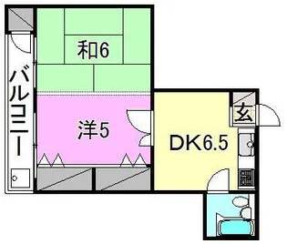 越智ビル【201号室】の間取り