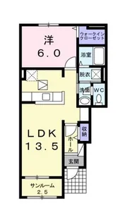 ミルト アハト【102号室】の間取り