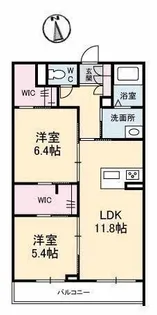ベレオ生石【303号室】の間取り