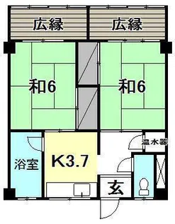 伊予鉄大手町ビル【706号室】の間取り