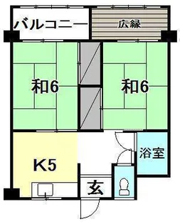 伊予鉄古町ビル【405号室】の間取り