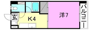 福川ハイツ【201号室】の間取り