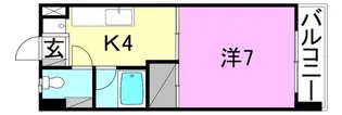 福川ハイツ【407号室】の間取り