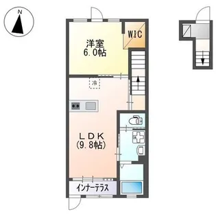 GRANDLUANA(グランルアーナ)【202号室】の間取り