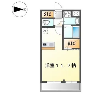 エミネンス フルール【102号室】の間取り