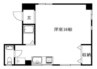 クリエイトプロスペリティ勝山【602号室】の間取り