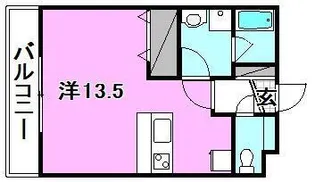 クオリスタ高砂【102号室】の間取り