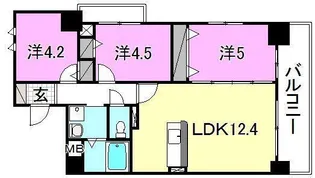 3LDKの間取り画像