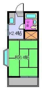 コーポ雄郡【201号室】の間取り