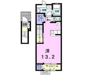 シャンド フルール Y【202号室】の間取り