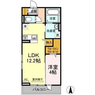 アルマヴィラ【205号室】の間取り