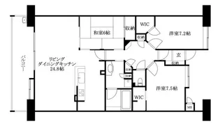 フローレンス道後町グランドアーク【502号室】の間取り