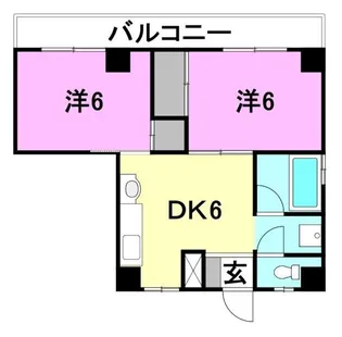 オックスフォードサーカス ステーションフロント【A402号室】の間取り