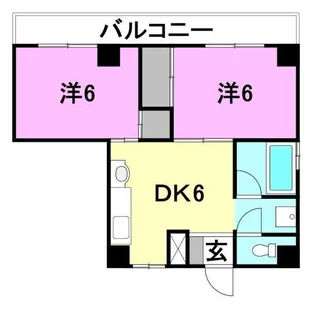 オックスフォードサーカス ステーションフロント【A502号室】の間取り