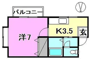 スプリエ2【202号室】の間取り