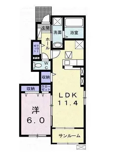 さくら 1【101号室】の間取り