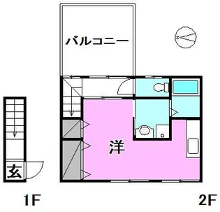 かな Dルーム【3号室】の間取り