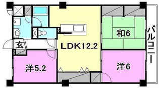 メゾン ド セシリア 2【503号室】の間取り