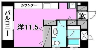QUINZE LIEU【302号室】の間取り