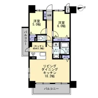 アルファライフ市駅南【901号室】の間取り