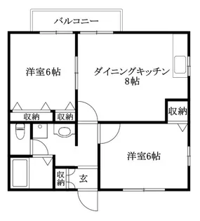 ディアスK2【103号室】の間取り