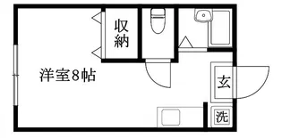 BCUBE【102号室】の間取り