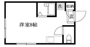 BCUBE【201号室】の間取り