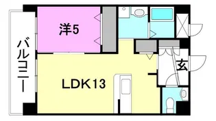 エンブレム持田【101号室】の間取り