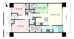 クレアホームズ道後緑台ザ レジデンス【502号室】の間取り