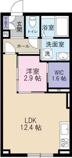 PONTEもりまつ【102号室】の間取り