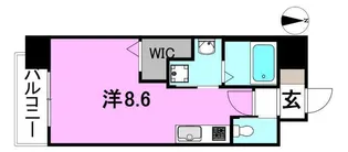 MAYFAIR南江戸PREMIUM【301号室】の間取り