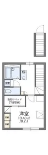 レオパレスLA VITA山越【201号室】の間取り