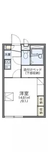 レオパレスグランドカメリア【107号室】の間取り