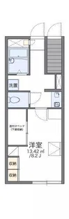 レオパレス拓人【111号室】の間取り